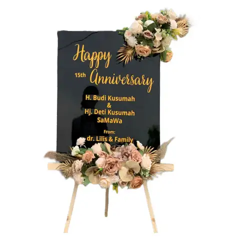 Papan Bunga Akrilik Gunung Meriah