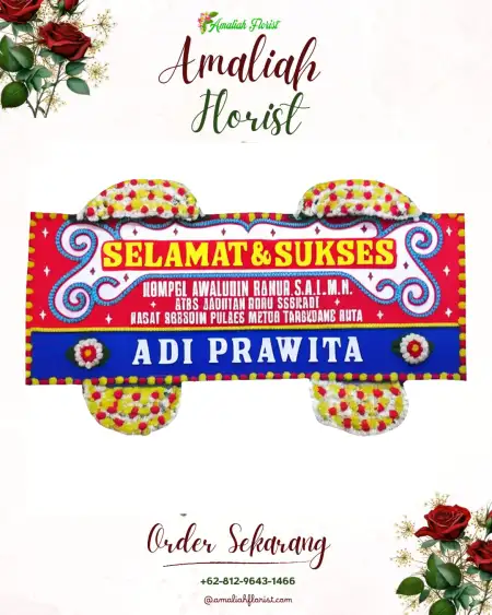 Papan Bunga Ucapan Selamat Gunung Meriah